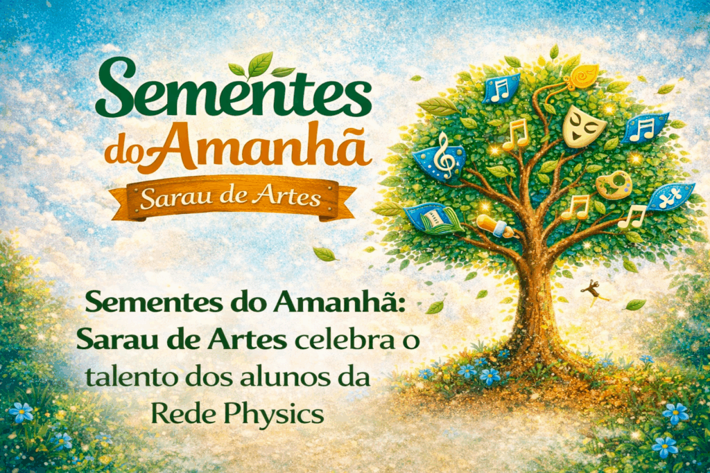 Sementes do Amanhã: Sarau de Artes celebra o talento dos alunos da Rede Physics