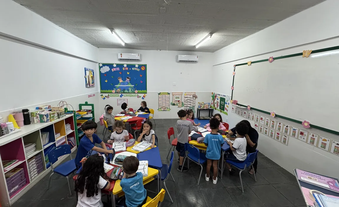 Sala de aula do Colégio Physics