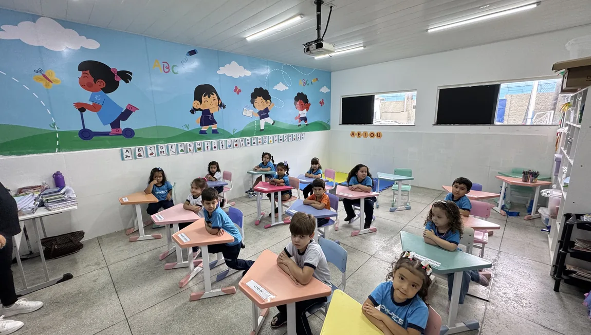 Sala da Educação Infantil do Colégio Physics